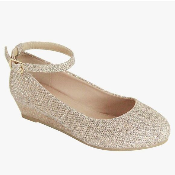 BRAND NEW SHOELAND ST AUGUST  ANKLE-STRAP BALLERINA SHOES FLAT - Picture 1 of 14